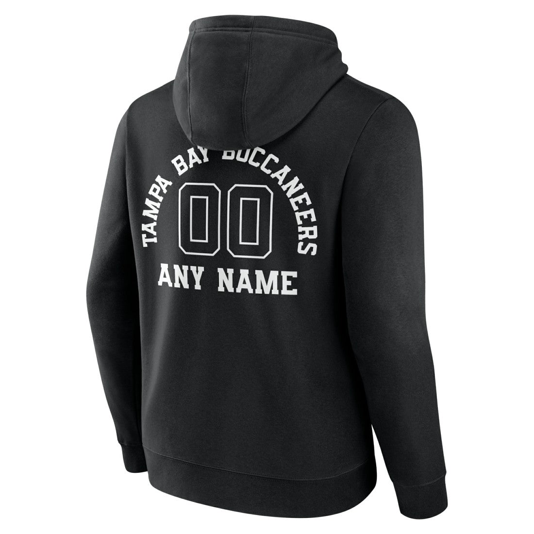 Tampa Bay Buccaneers Personalized Name & Number Pullover Hoodie - Black Hoodies