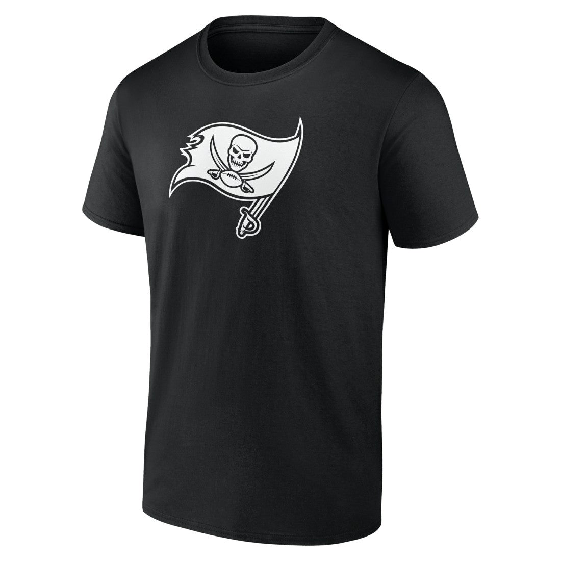 Tampa Bay Buccaneers Personalized Name & Number Monochrome T-Shirt - Black T-shirts