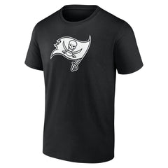 Tampa Bay Buccaneers Personalized Name & Number Monochrome T-Shirt - Black T-shirts