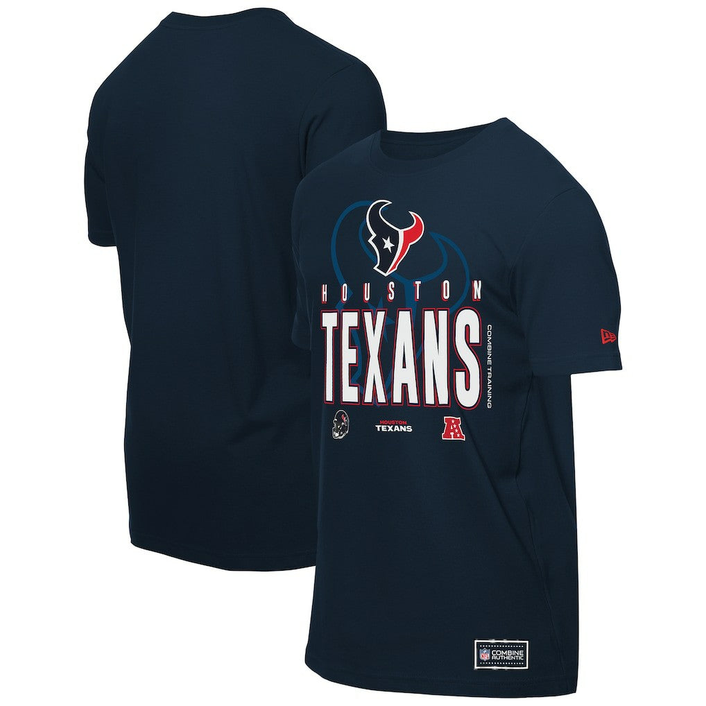 Houston Texans New Era 2025 NFL Training Camp T-Shirt - Navy T-shirts