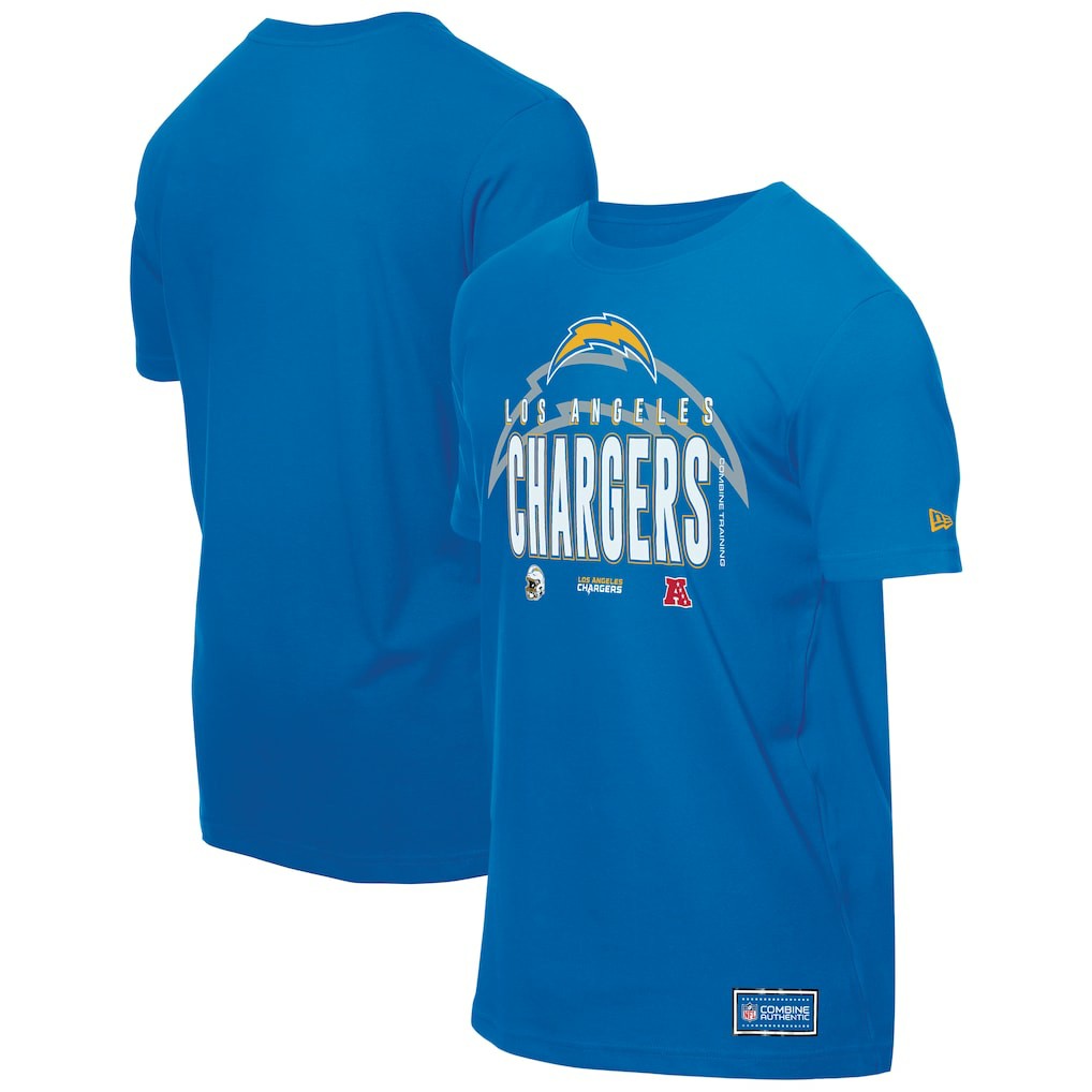Los Angeles Chargers New Era 2025 NFL Training Camp T-Shirt - Powder Blue T-shirts