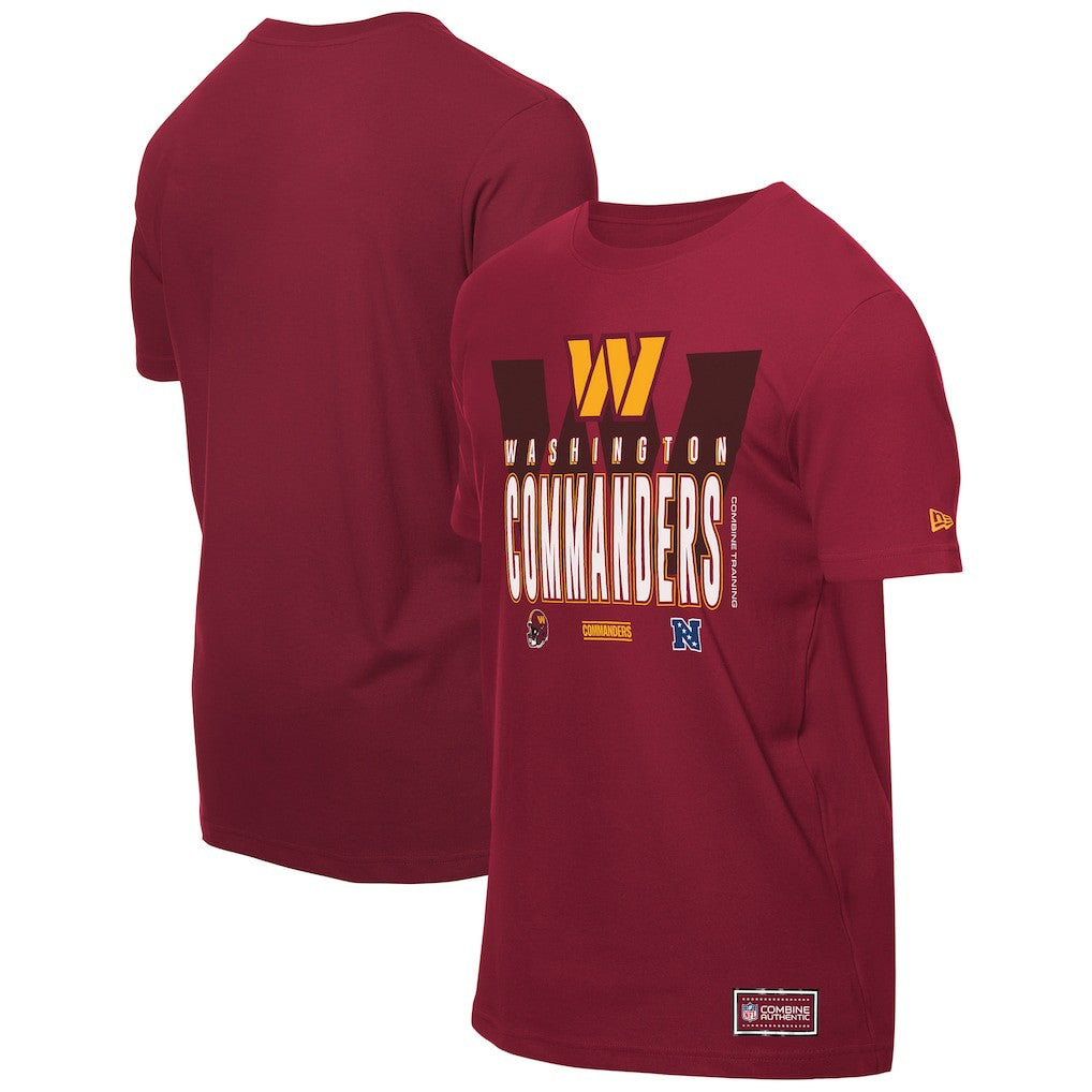 Washington Commanders New Era 2025 NFL Training Camp T-Shirt - Burgundy T-shirts