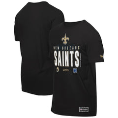 New Orleans Saints New Era 2025 NFL Training Camp T-Shirt - Black T-shirts