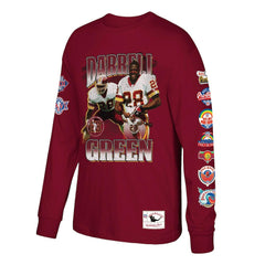 Darrell Green Washington Commanders Player Graphic Long Sleeve T-Shirt - Burgundy T-shirts