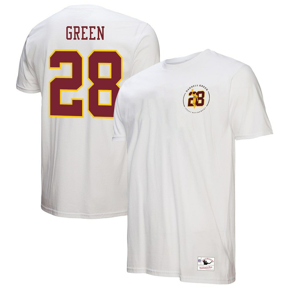 Darrell Green Washington Commanders Retired Player Name & Number T-Shirt - White T-shirts