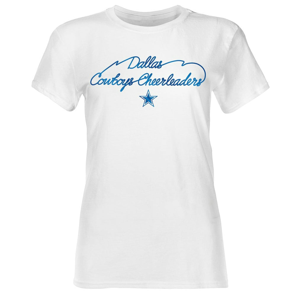 Dallas Cowboys Women's Thunderstruck Foil T-Shirt - White T-shirts