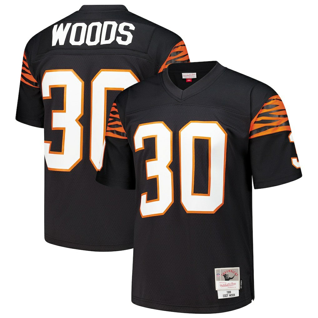 Ickey Woods Cincinnati Bengals 1988 Legacy Replica Jersey - Black Jerseys