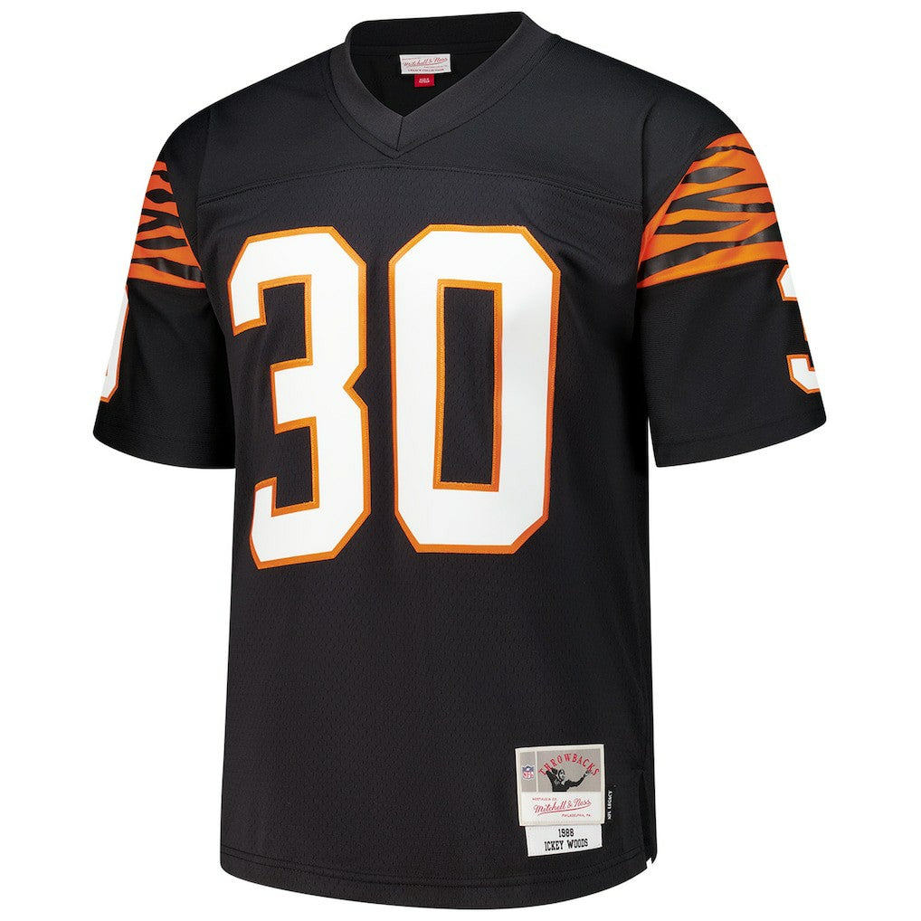 Ickey Woods Cincinnati Bengals 1988 Legacy Replica Jersey - Black Jerseys