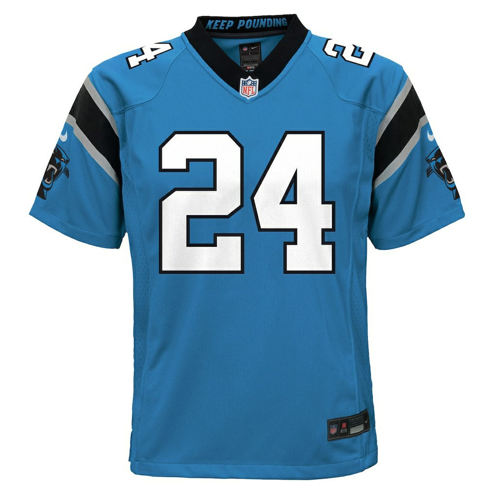 Jonathon Brooks Carolina Panthers Youth Game Jersey - Blue Jerseys