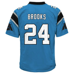 Jonathon Brooks Carolina Panthers Youth Game Jersey - Blue Jerseys