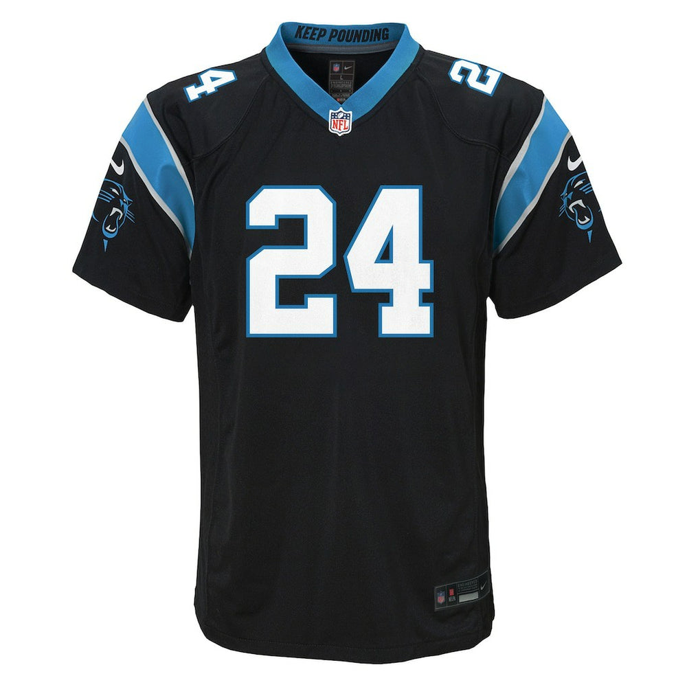 Jonathon Brooks Carolina Panthers Youth Game Jersey - Black Jerseys