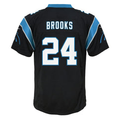 Jonathon Brooks Carolina Panthers Youth Game Jersey - Black Jerseys