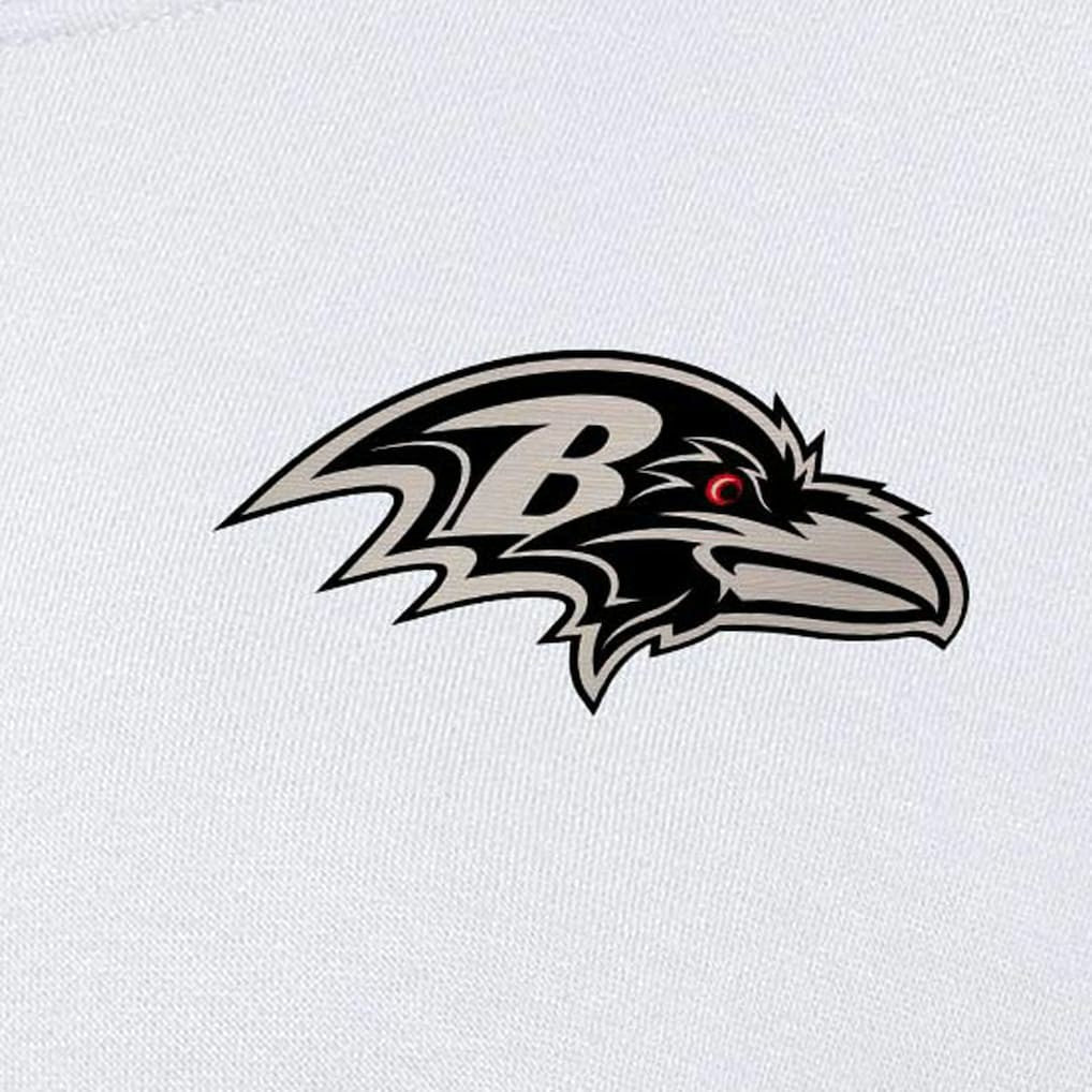Baltimore Ravens Antigua Women's Victory Pullover Sweatshirt - White Pullover