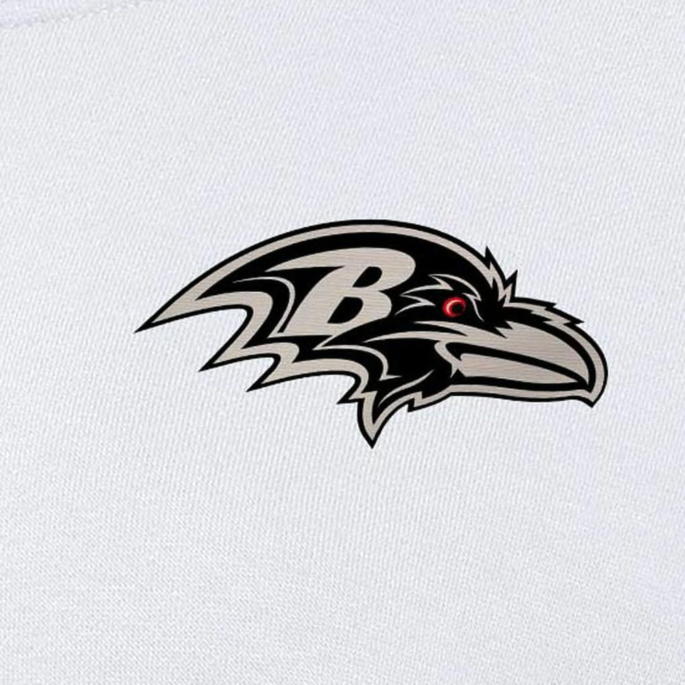 Baltimore Ravens Antigua Women's Victory Pullover Sweatshirt - White Pullover