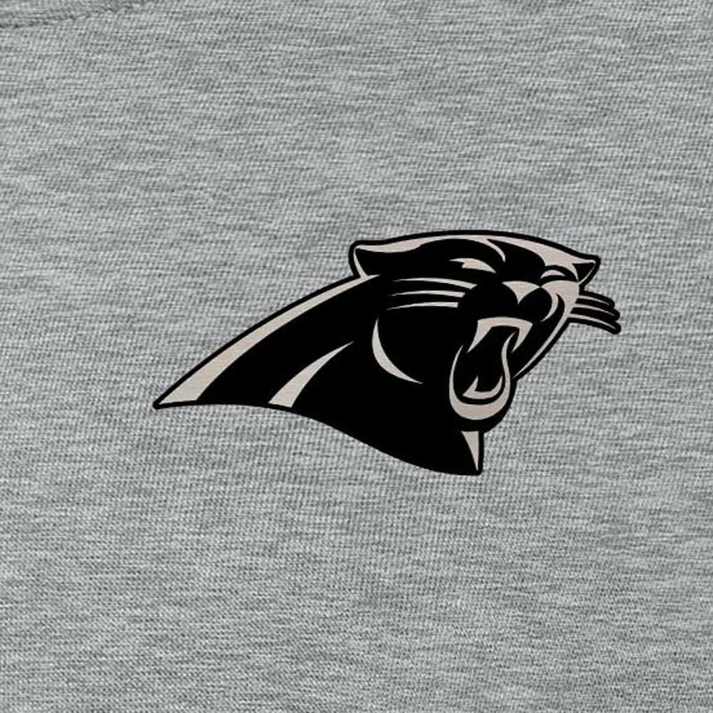 Carolina Panthers Antigua Women's Victory Pullover Sweatshirt - Heather Gray Pullover