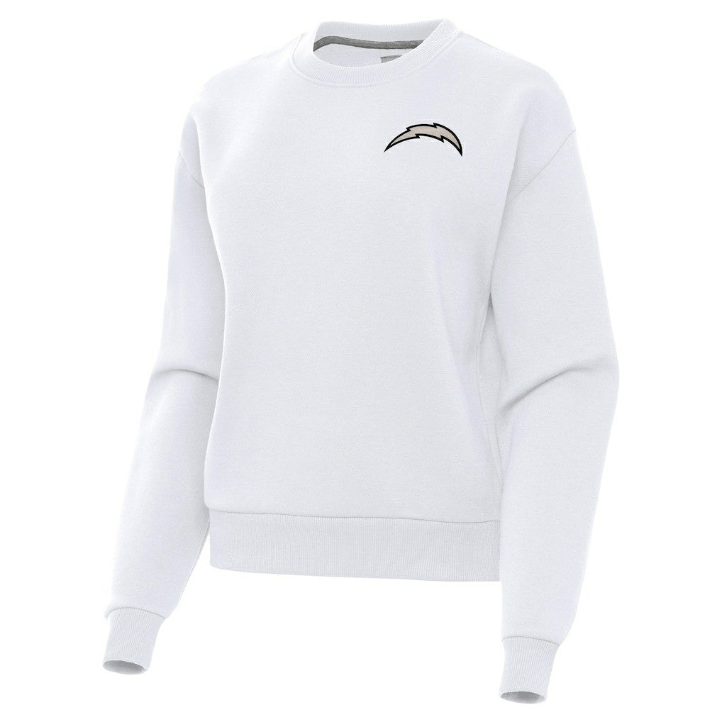 Los Angeles Chargers Antigua Women's Victory Pullover Sweatshirt - White Pullover