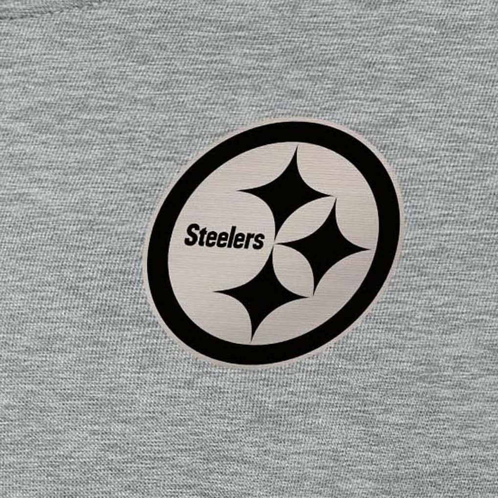 Pittsburgh Steelers Antigua Women's Victory Pullover Sweatshirt - Heather Gray Pullover