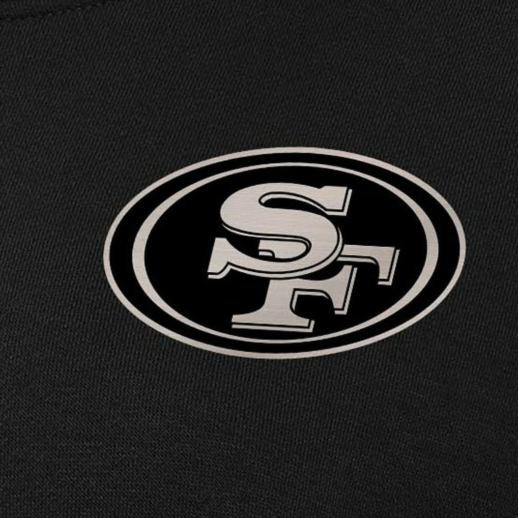 San Francisco 49ers Antigua Women's Victory Pullover Sweatshirt - Black Pullover