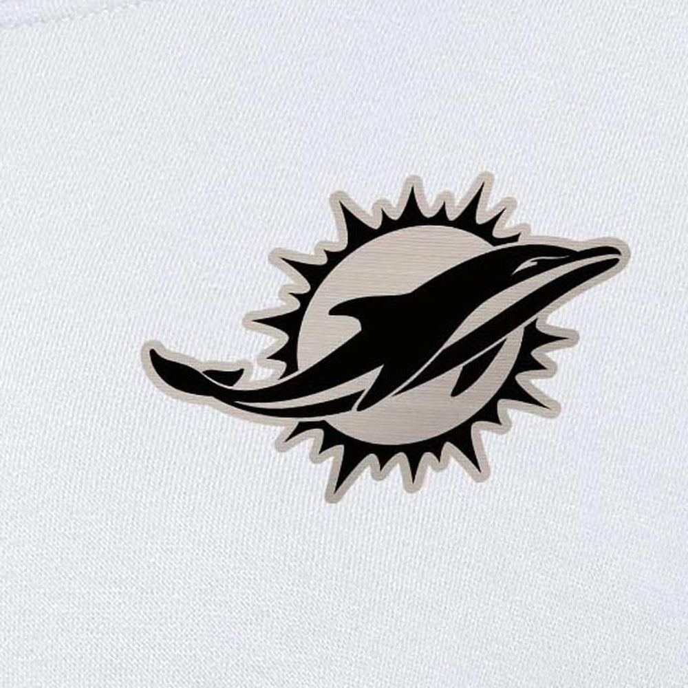 Miami Dolphins Antigua Women's Victory Pullover Sweatshirt - White Pullover