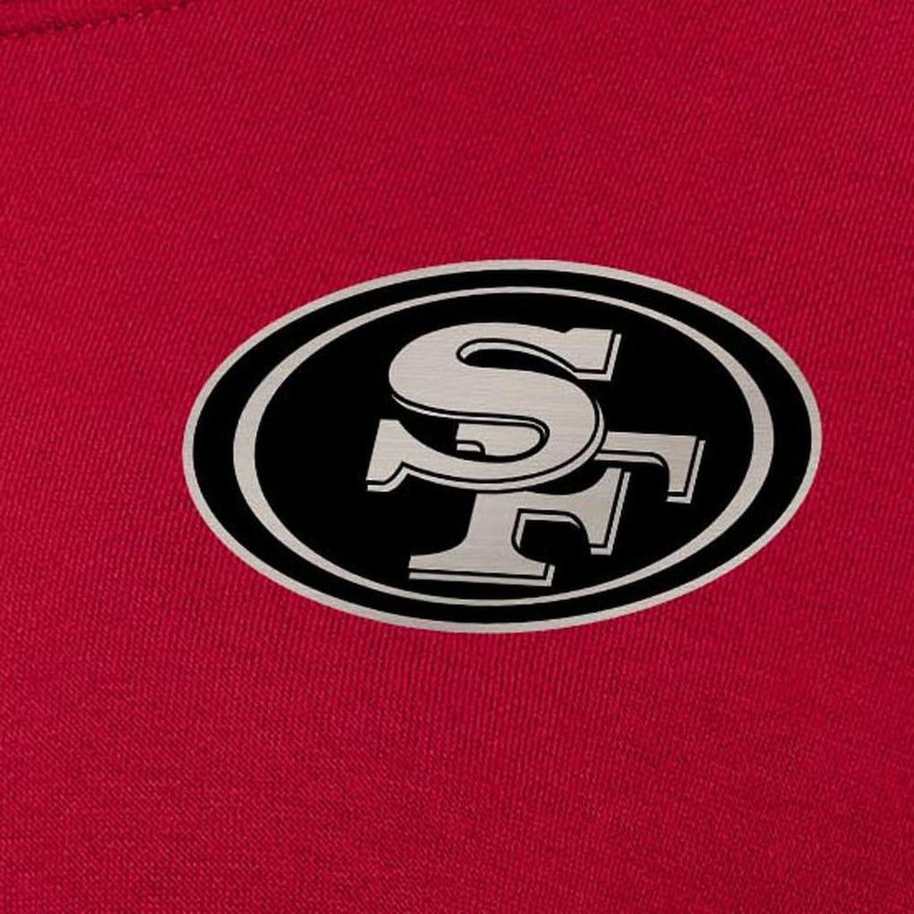 San Francisco 49ers Antigua Women's Victory Pullover Sweatshirt - Scarlet Pullover