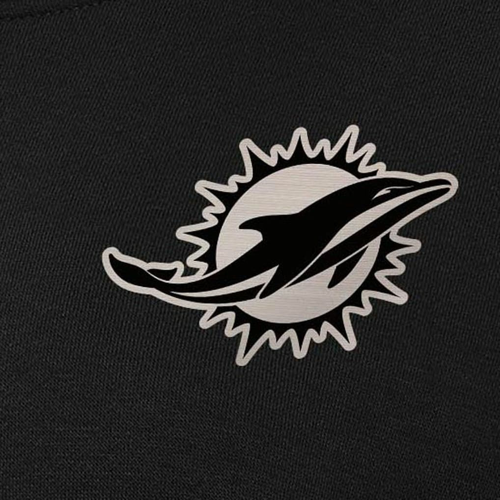 Miami Dolphins Antigua Women's Victory Pullover Sweatshirt - Black Pullover
