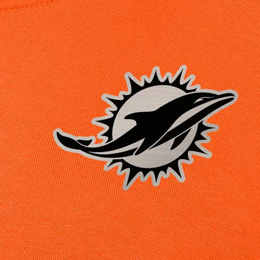 Miami Dolphins Antigua Women's Victory Pullover Sweatshirt - Orange Pullover