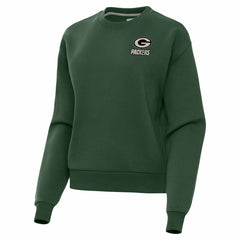 Green Bay Packers Antigua Women's Victory Pullover Sweatshirt - Hunter Green Pullover