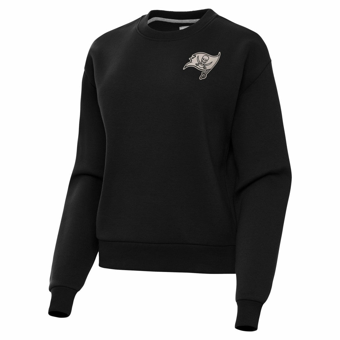 Tampa Bay Buccaneers Antigua Women's Victory Pullover Sweatshirt - Black Pullover
