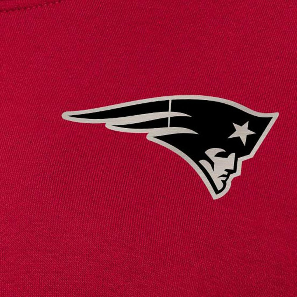 New England Patriots Antigua Women's Victory Pullover Sweatshirt - Red Pullover