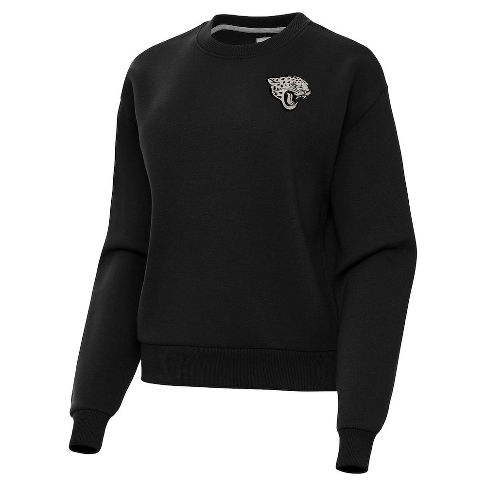 Jacksonville Jaguars Antigua Women's Victory Pullover Sweatshirt - Black Pullover