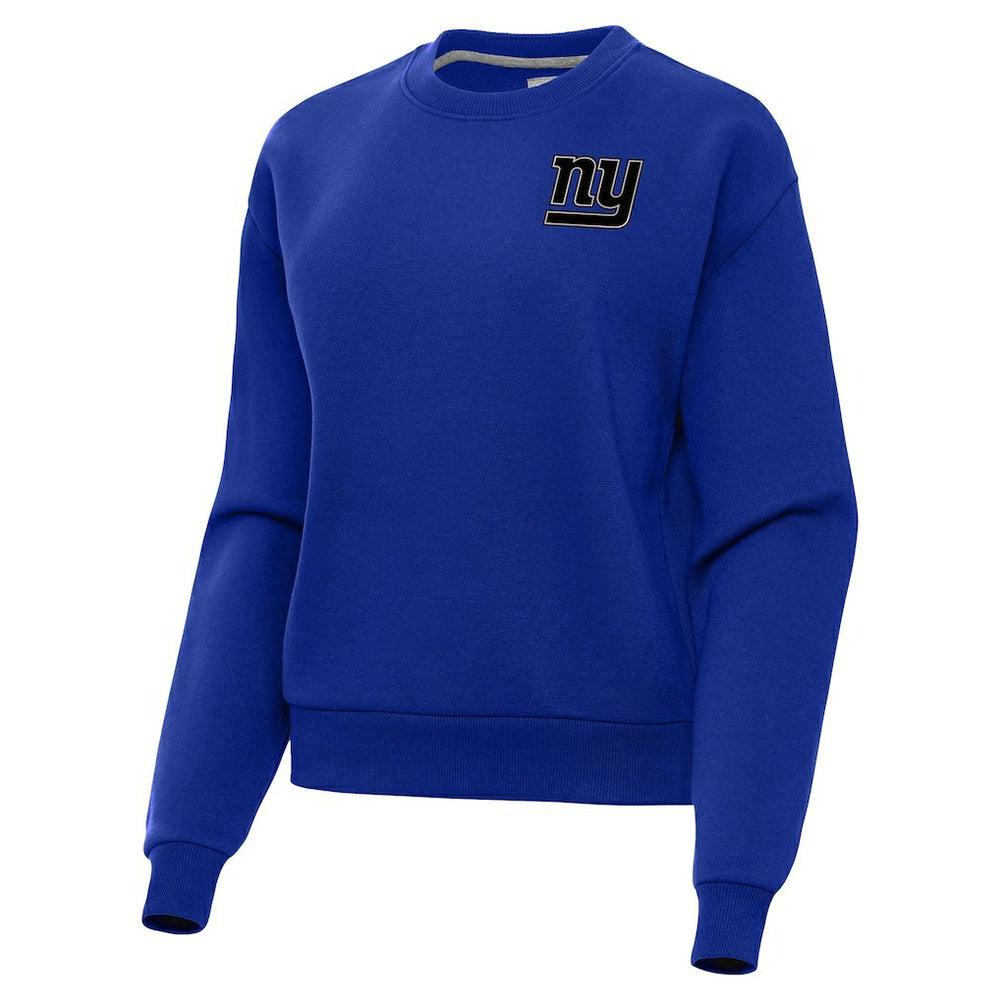 New York Giants Antigua Women's Victory Pullover Sweatshirt - Royal Pullover
