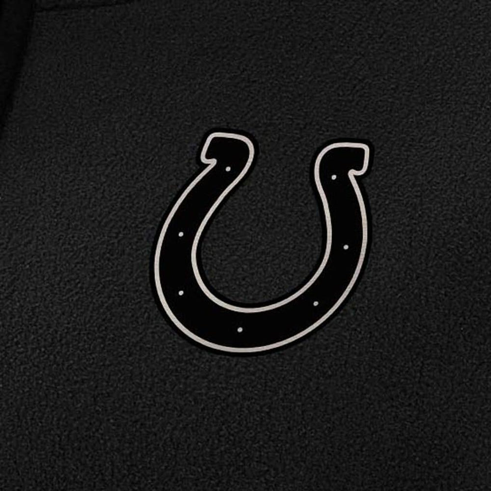 Indianapolis Colts Antigua Women's Brushed Carbon Figure Half-Zip Pullover Sweatshirt - Black