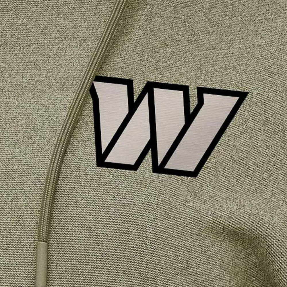 Washington Commanders Antigua Women's Justice Pullover Hoodie - Olive Hoodies