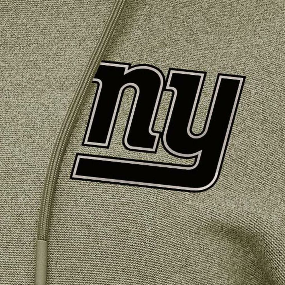 New York Giants Antigua Women's Justice Pullover Hoodie - Olive Hoodies