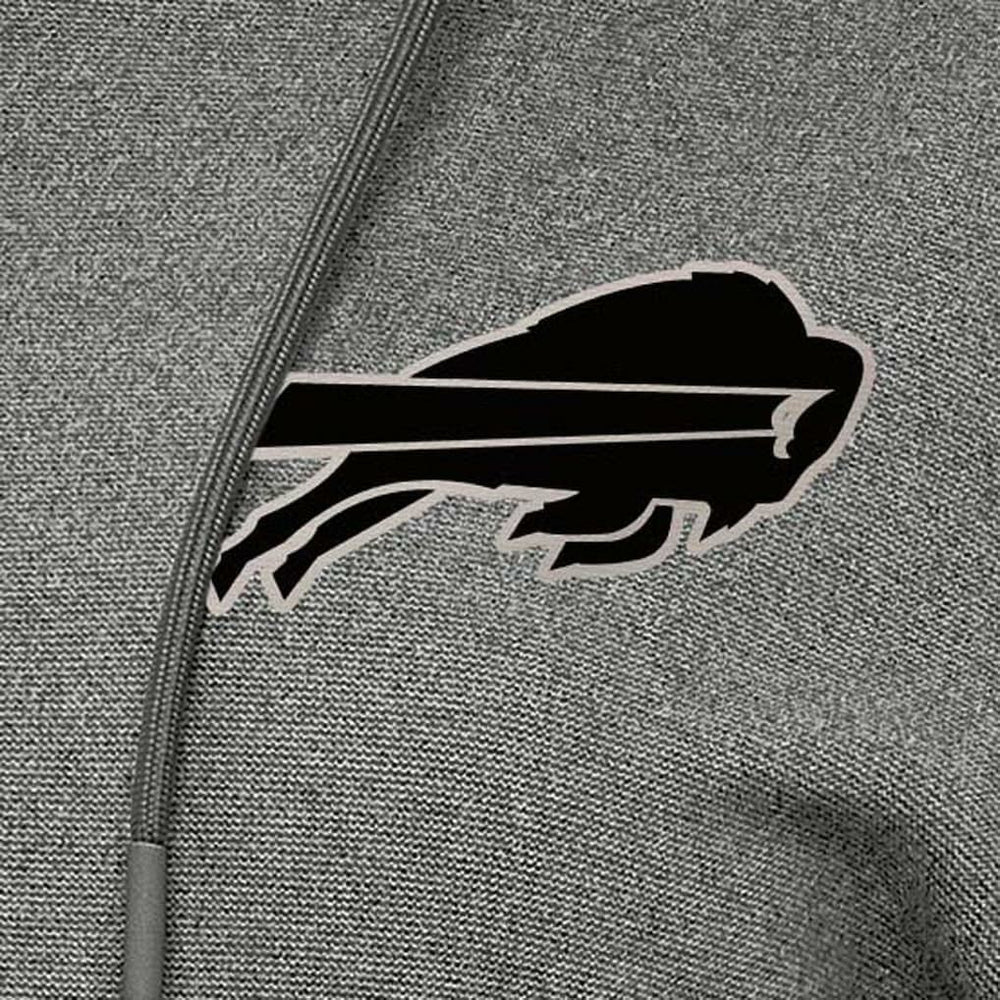 Buffalo Bills Antigua Women's Justice Pullover Hoodie - Heather Black Hoodies