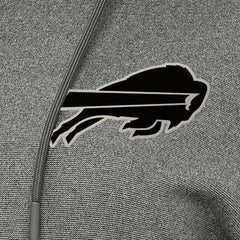 Buffalo Bills Antigua Women's Justice Pullover Hoodie - Heather Black Hoodies