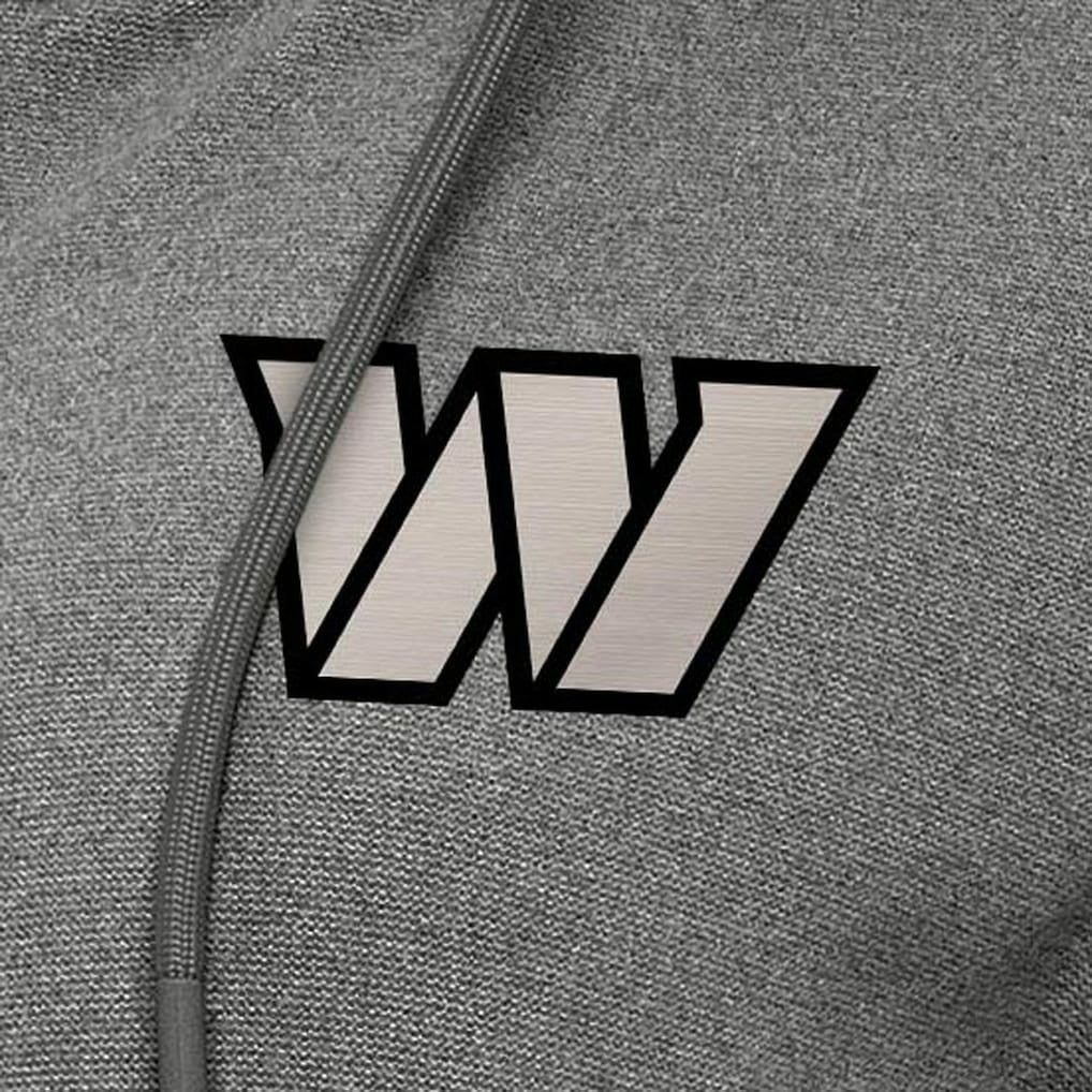 Washington Commanders Antigua Women's Seeker Full-Zip Hoodie Jacket - Heather Black Hoodies