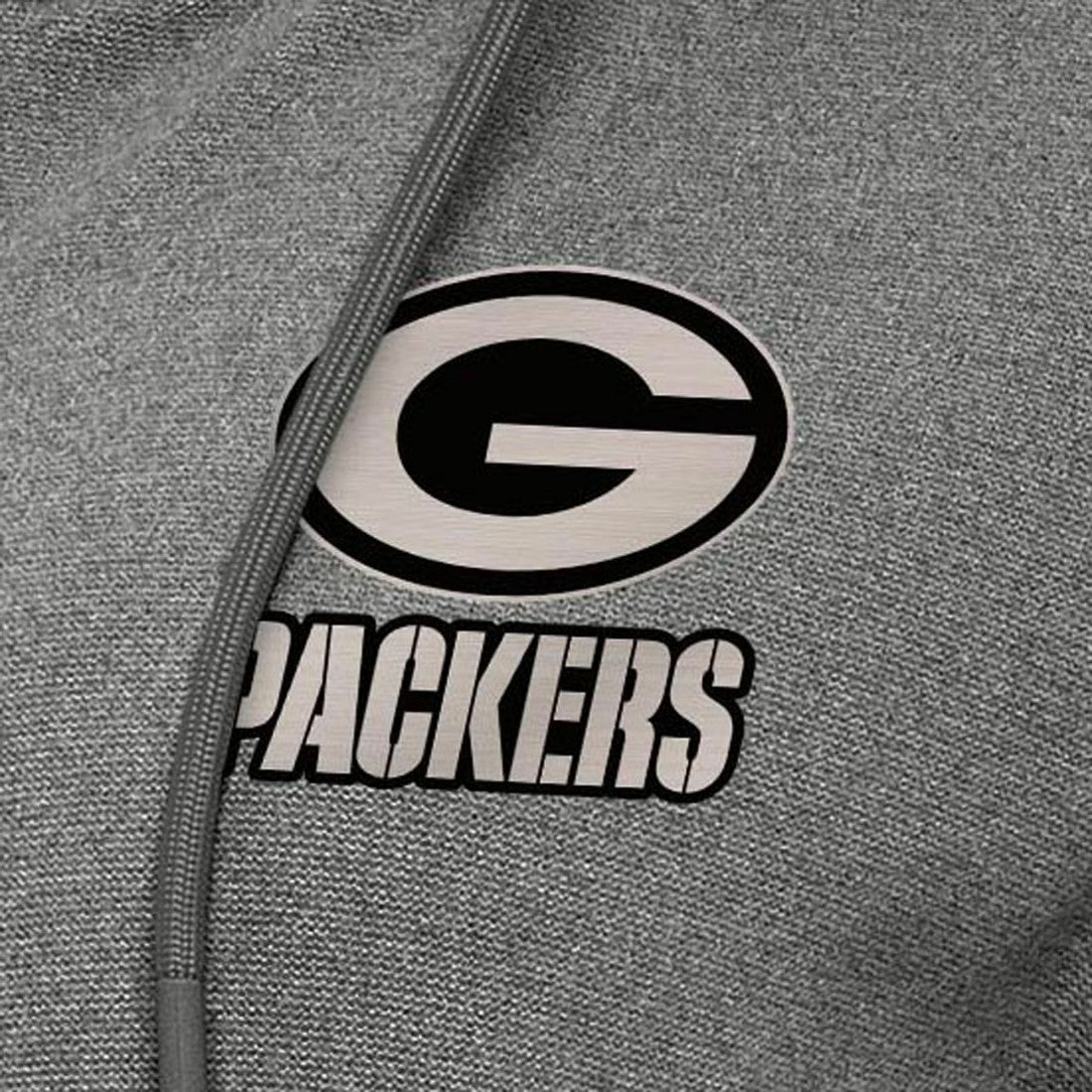 Green Bay Packers Antigua Women's Seeker Full-Zip Hoodie Jacket - Heather Black Hoodies