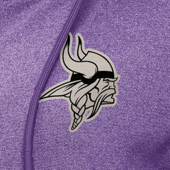 Minnesota Vikings Antigua Women's Seeker Full-Zip Hoodie Jacket - Heather Purple Hoodies