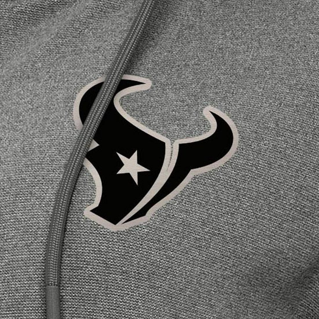 Houston Texans Antigua Women's Seeker Full-Zip Hoodie Jacket - Heather Black Hoodies