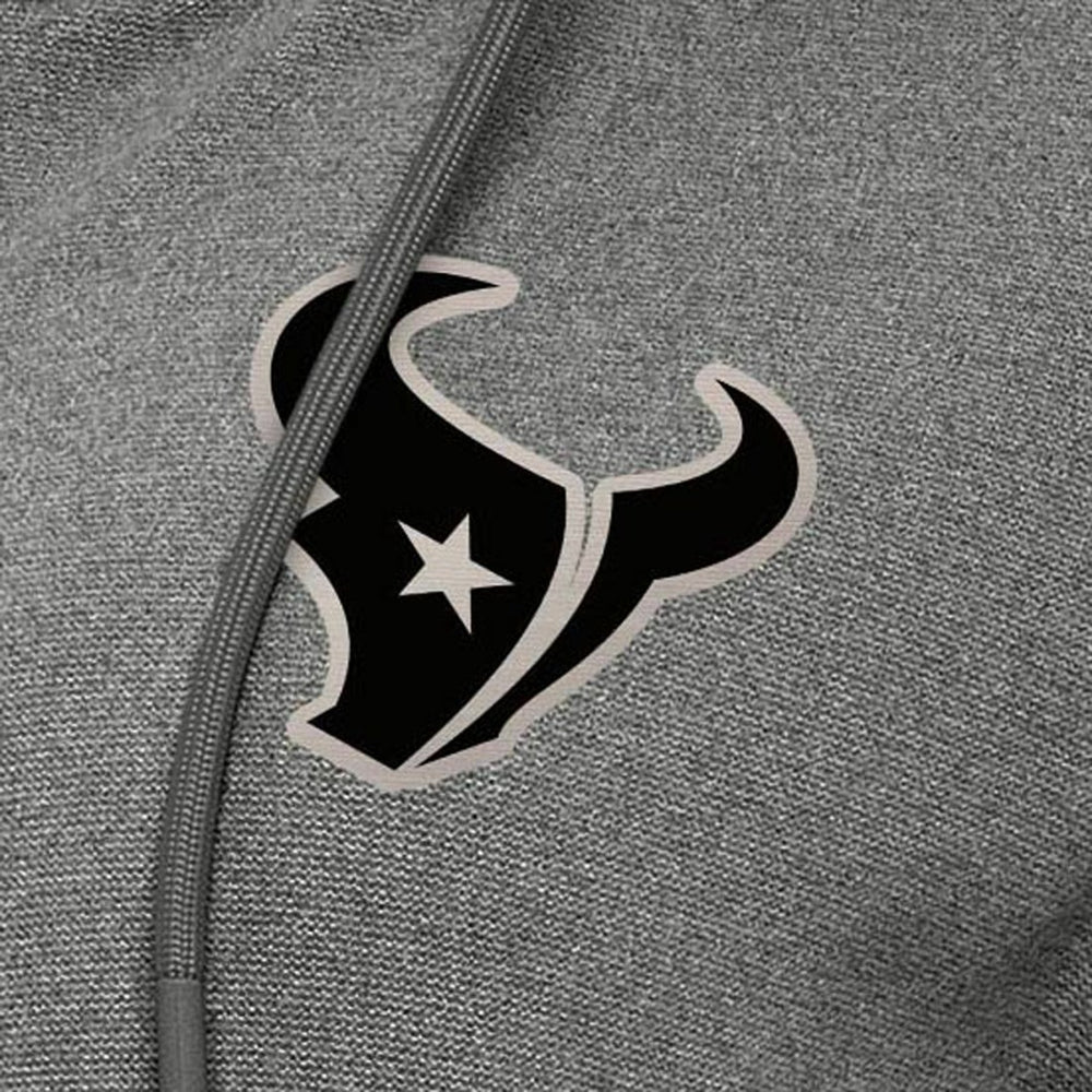 Houston Texans Antigua Women's Seeker Full-Zip Hoodie Jacket - Heather Black Hoodies
