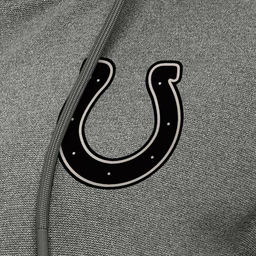 Indianapolis Colts Antigua Women's Seeker Full-Zip Hoodie Jacket - Heather Black Hoodies