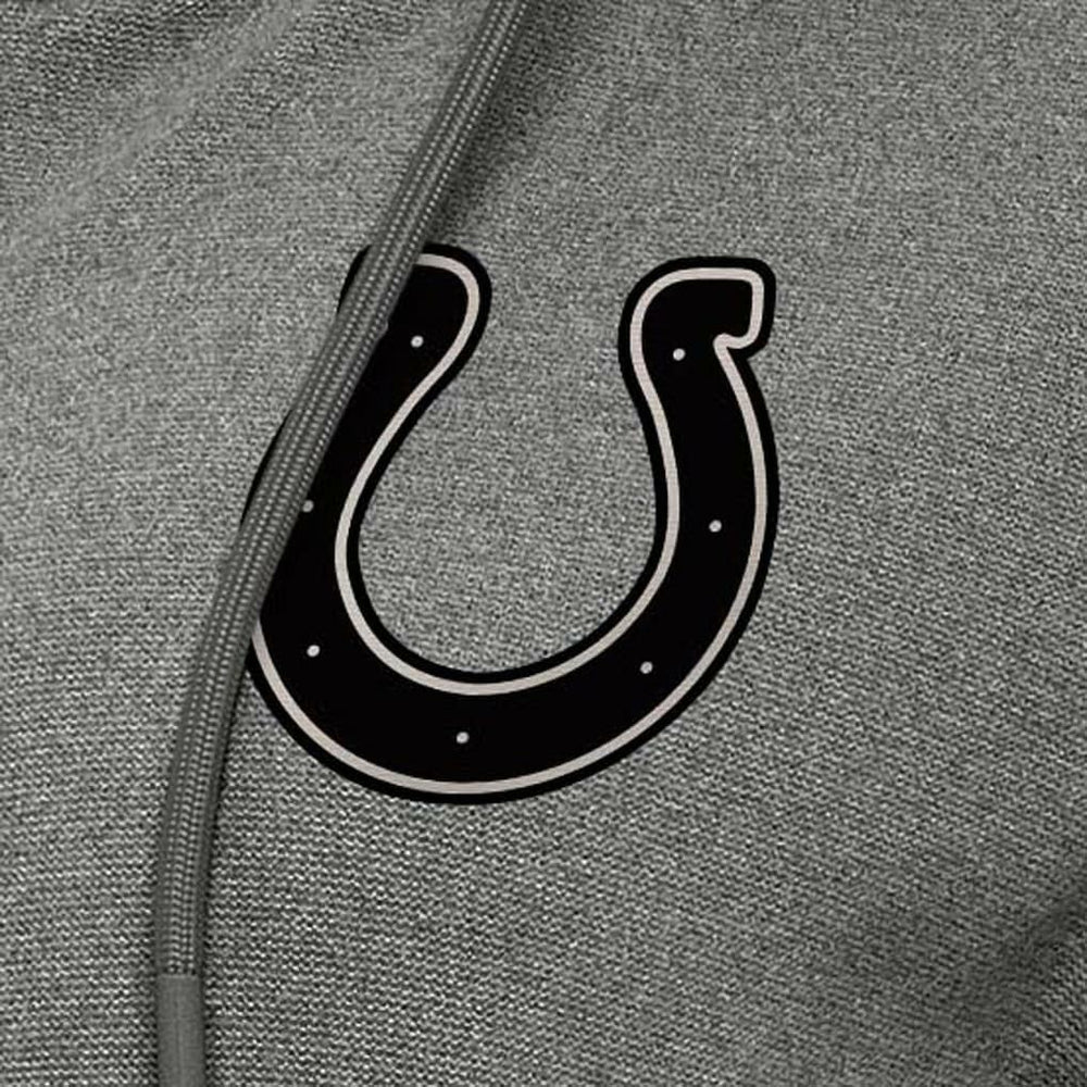 Indianapolis Colts Antigua Women's Seeker Full-Zip Hoodie Jacket - Heather Black Hoodies