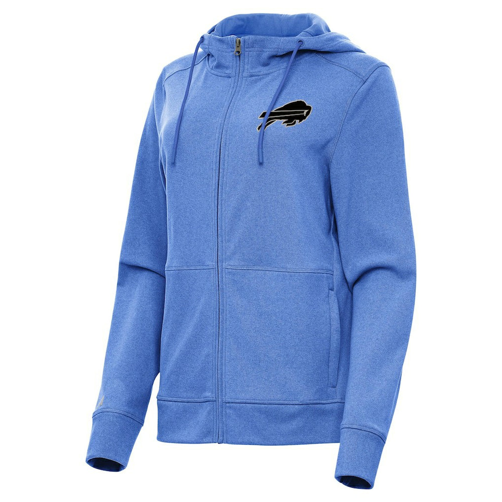 Buffalo Bills Antigua Women's Seeker Full-Zip Hoodie Jacket - Heather Royal Hoodies