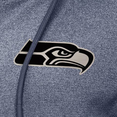 Seattle Seahawks Antigua Women's Seeker Full-Zip Hoodie Jacket - Heather College Navy Hoodies