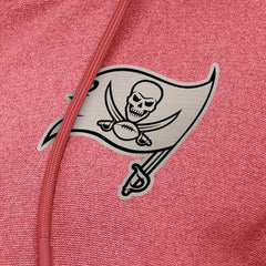 Tampa Bay Buccaneers Antigua Women's Seeker Full-Zip Hoodie Jacket - Heather Red Hoodies