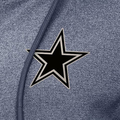 Dallas Cowboys Antigua Women's Seeker Full-Zip Hoodie Jacket - Heather Navy Hoodies