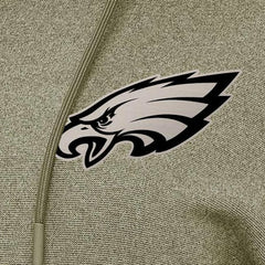 Philadelphia Eagles Antigua Women's Justice Pullover Hoodie - Olive Hoodies
