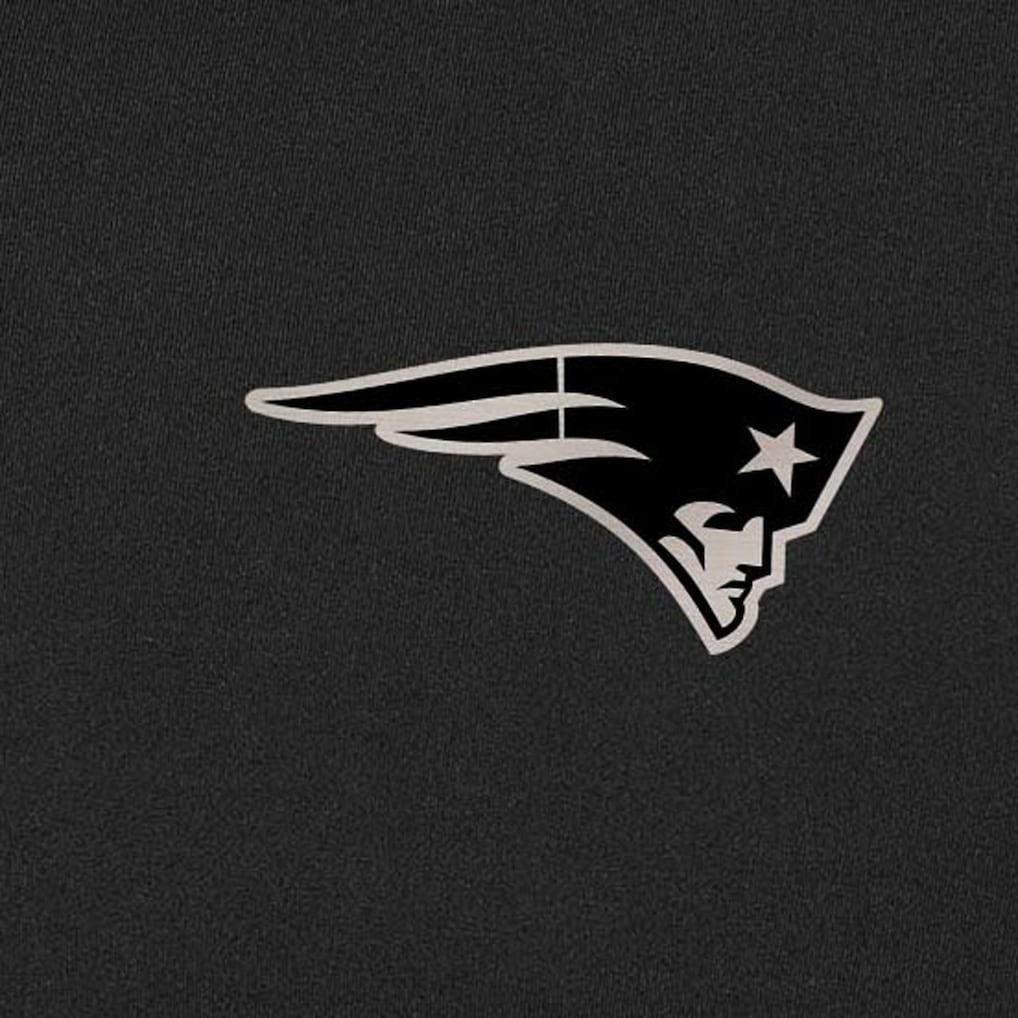 New England Patriots Antigua Content Quarter-Zip Pullover Top - Black Pullover