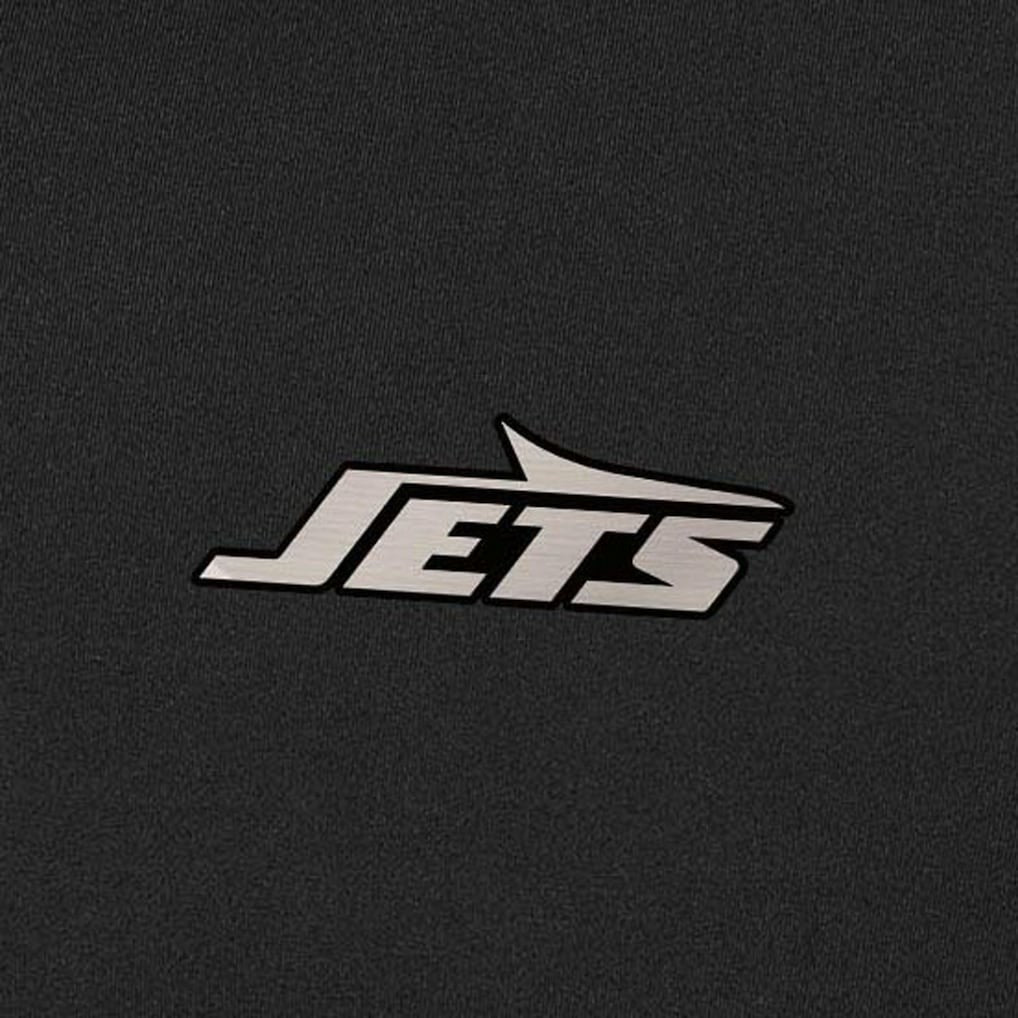 New York Jets Antigua Content Quarter-Zip Pullover Top - Black Pullover